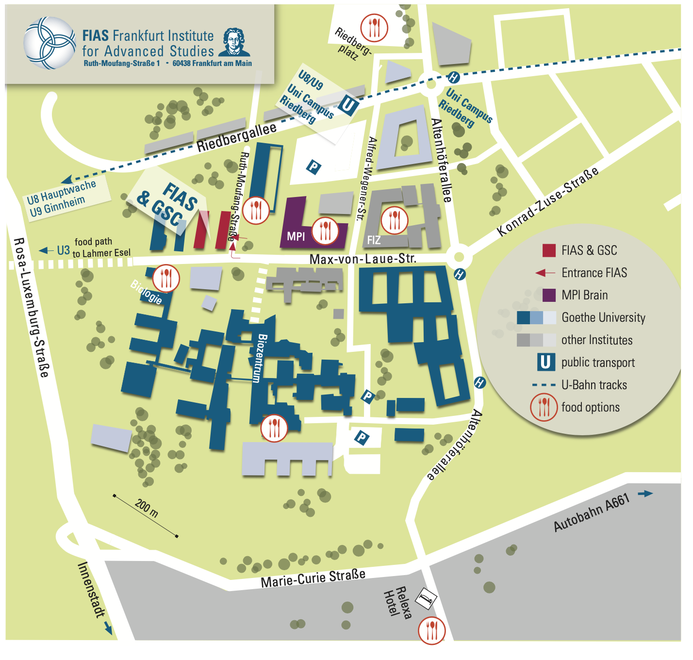 Campus Riedberg Map