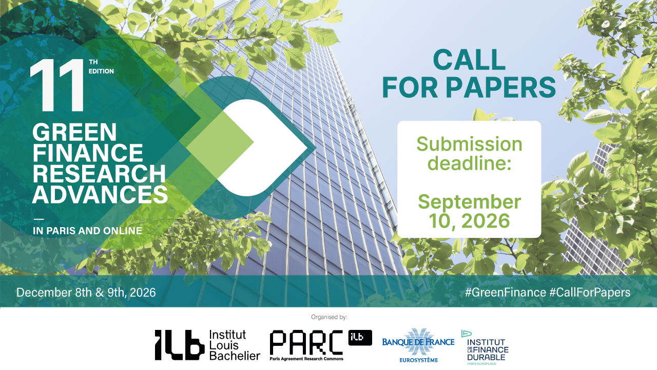 Call for Papers - 11th Green Finance Research Advances